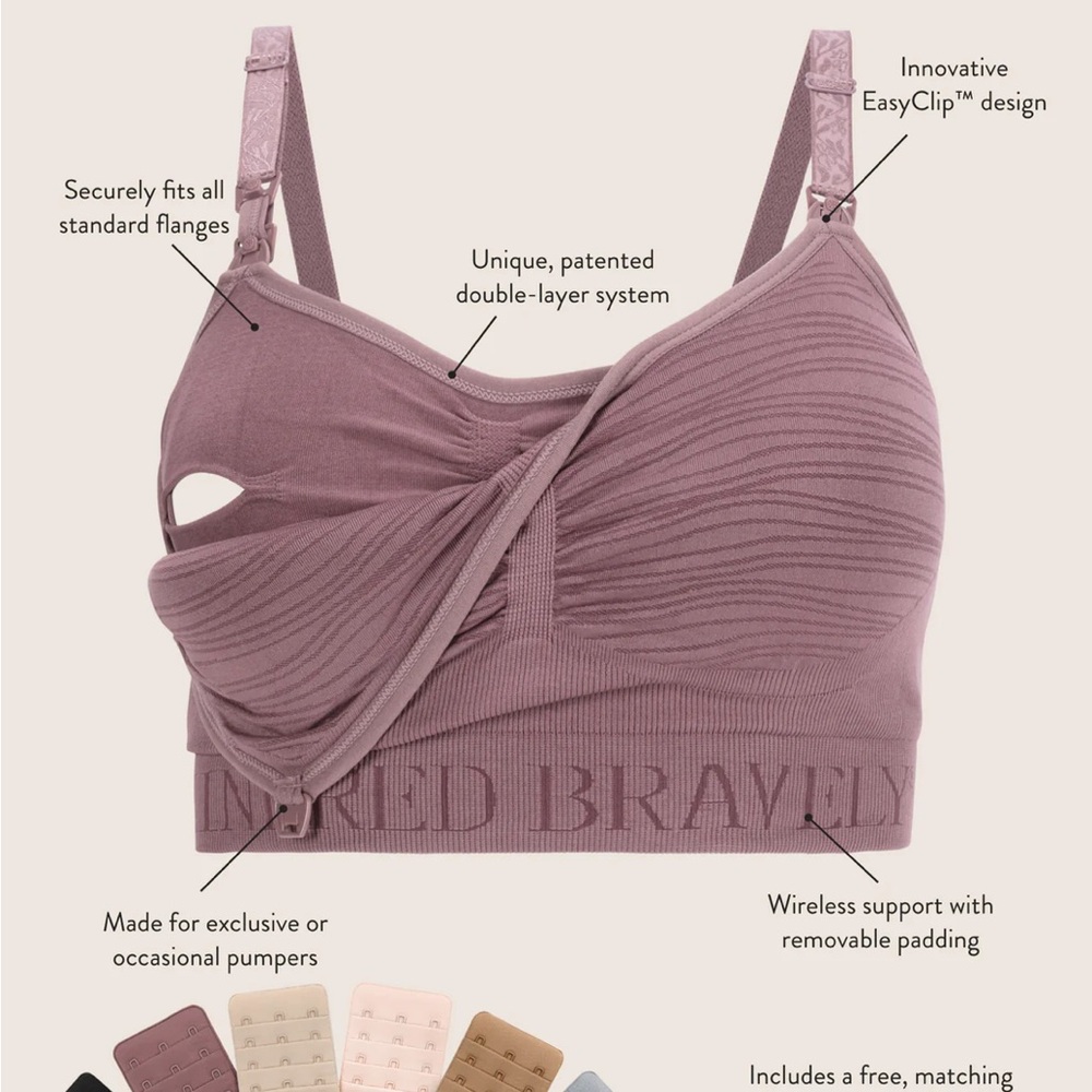 Kindred Bravely Sublime Hands Free Pumping and Nursing Bra